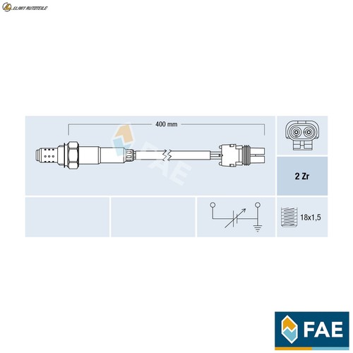 Lambda sensor 77104 - sensor,