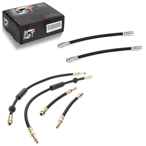 Brake hose line - 6x, front