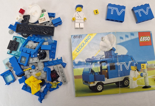 Lego 6661 van mobile studio - tv,